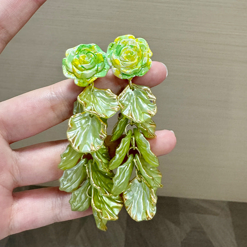 Super Fairy Mori Style Atmosphere Simple Earrings