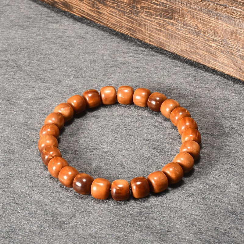 Natural Cook Selected Beads Currency Round Straight Cut Old Bracelet