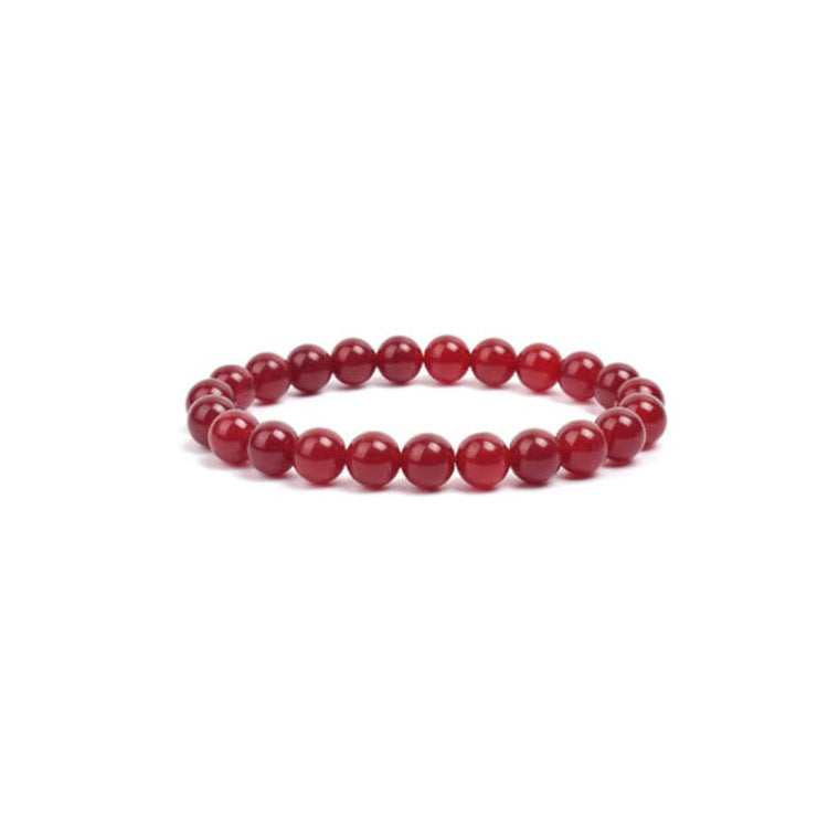Women's Opal Natural Crystal Stone Beads Elastic String Bracelets