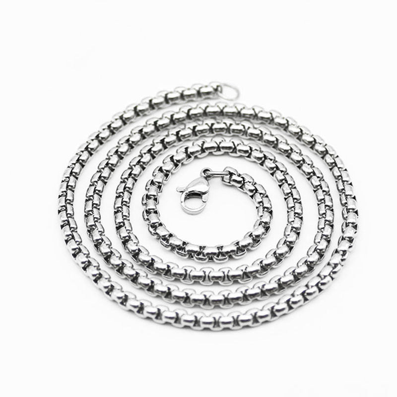 Women's Pearl Pairs Of Titanium Steel Personality Style Niche Necklaces