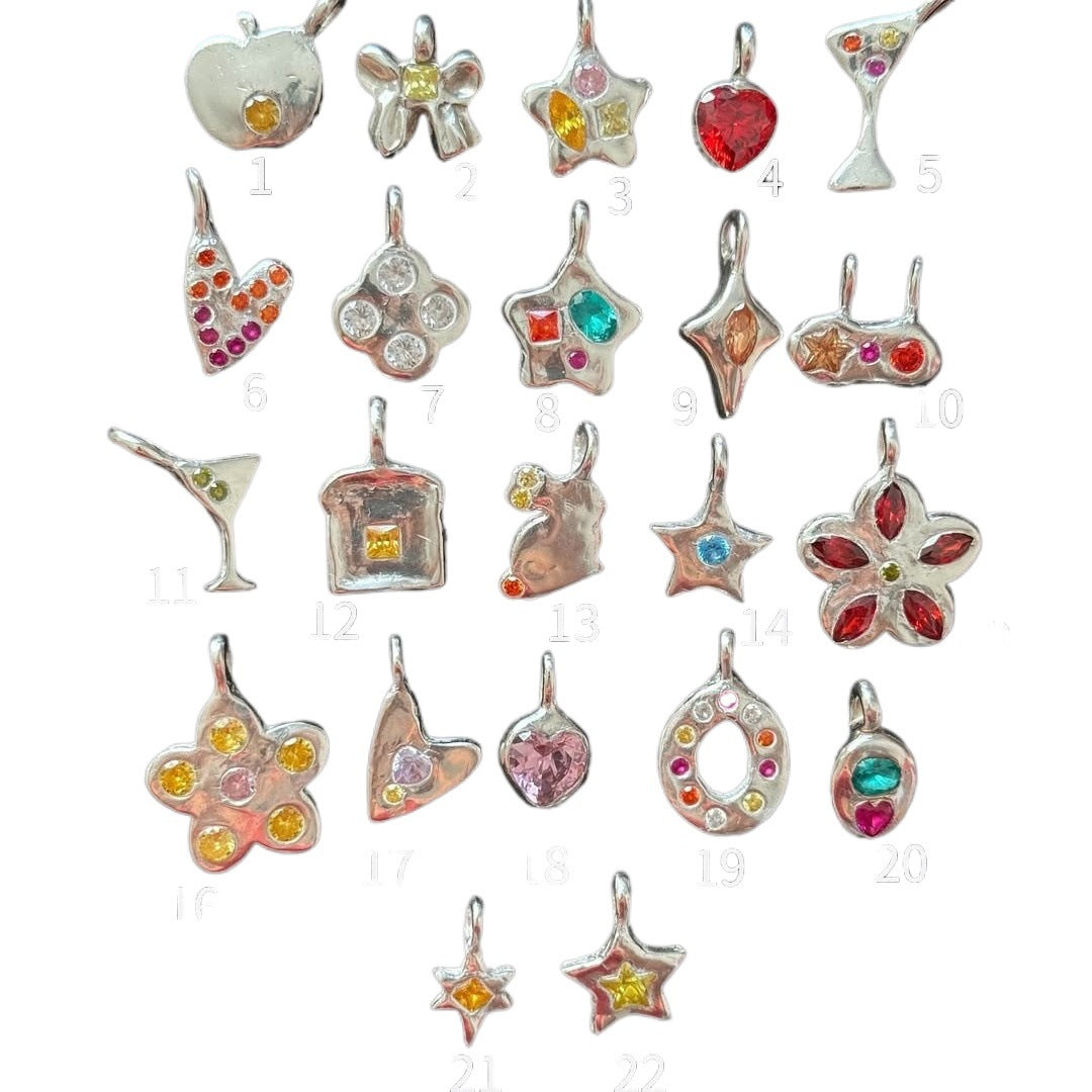 Stainless Steel Jeweled Furnace Vacuum Electroplating Necklaces