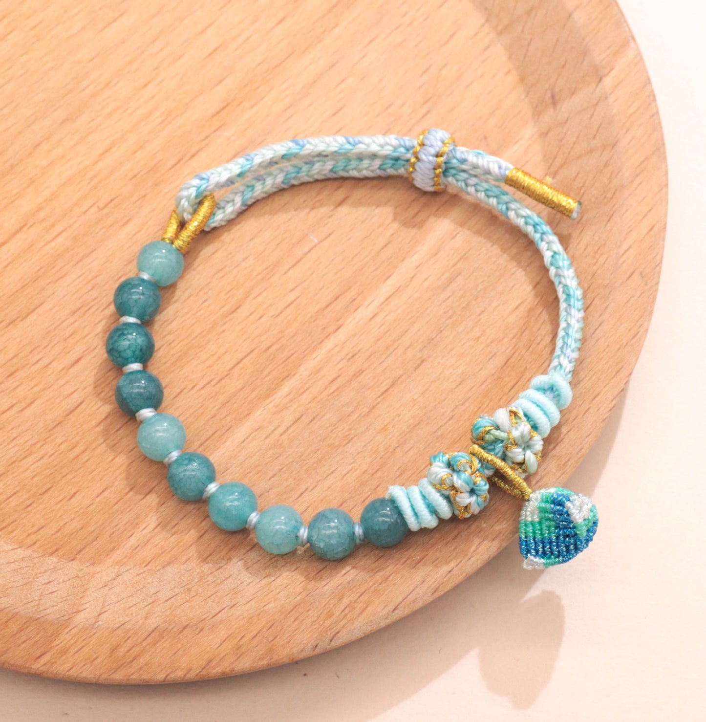 Festival Colorful Rope Carrying Strap Handmade Woven Bracelet