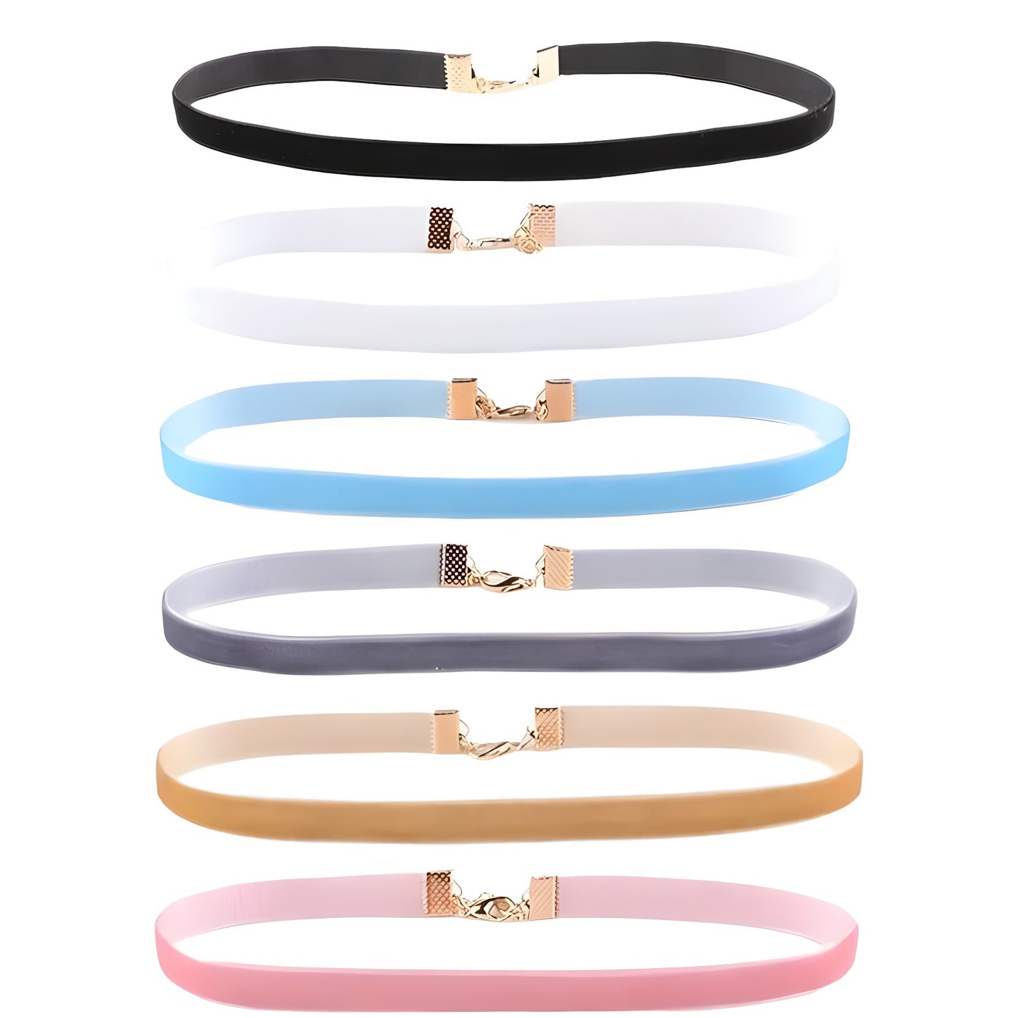 Veet Band Gothic Classic Simple Combination Necklace