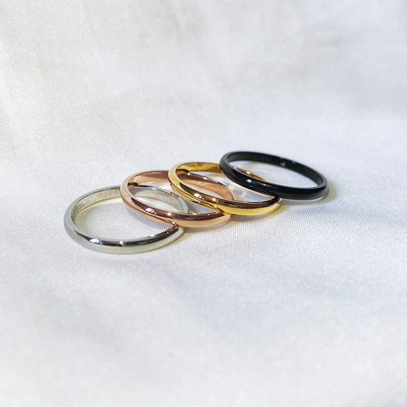 Female Wide Spherical Simple Couple Index Rings