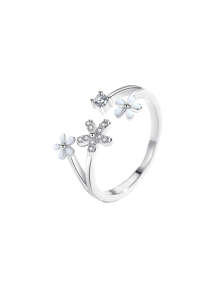 Daisy Flower Niche Design Female Mori Fresh Girlfriend Gifts Little Ring