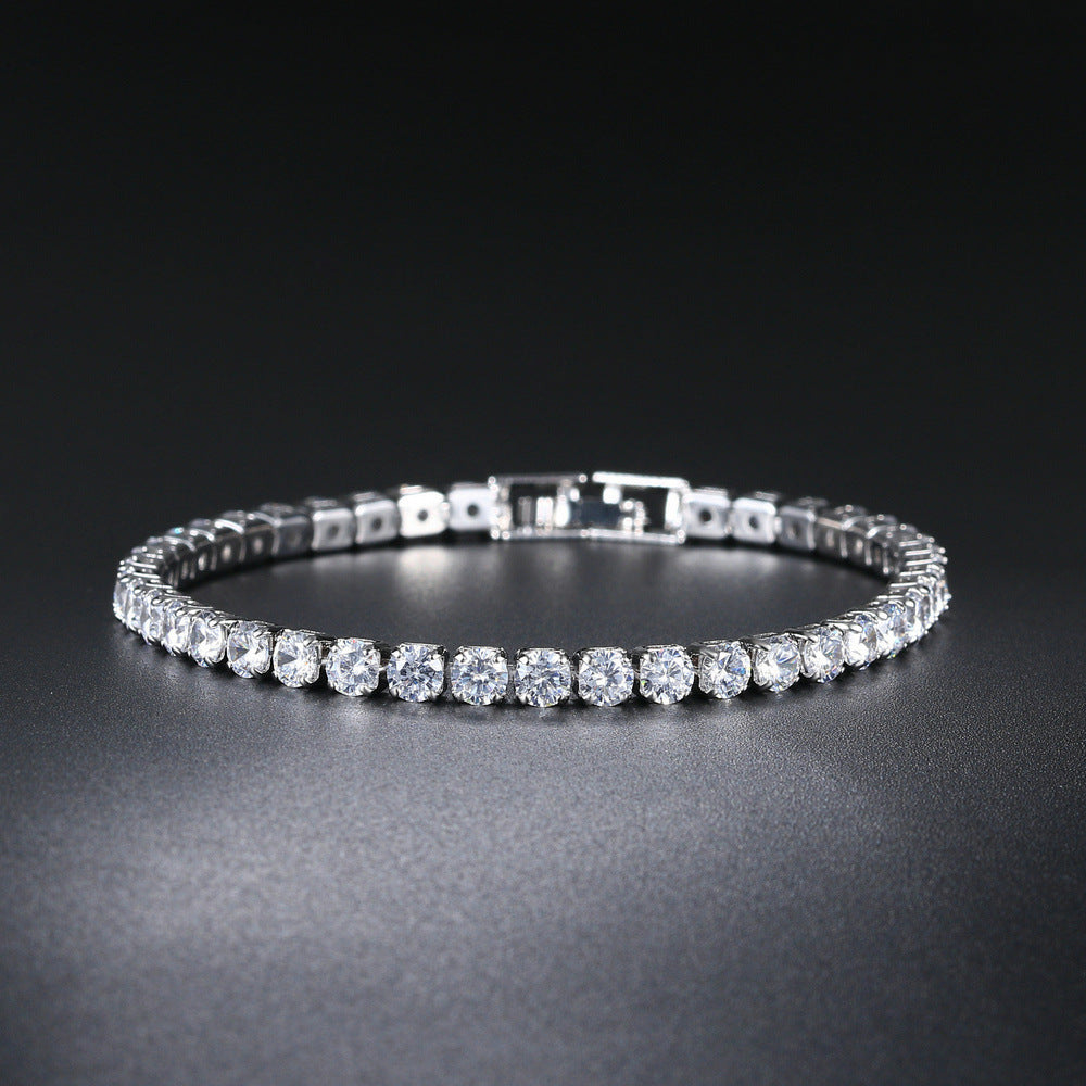 Women's High-grade Light Luxury Rhinestone For Design Simple Full Bracelets