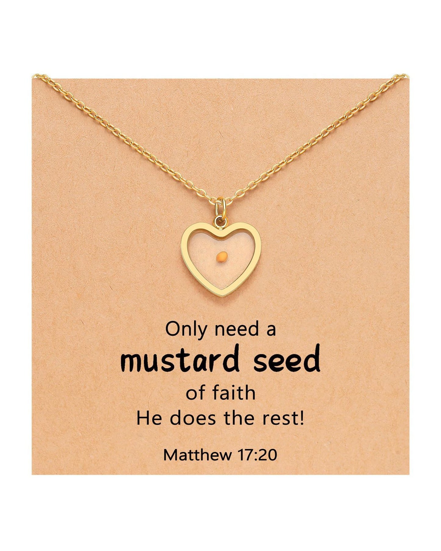 Women's & Men's Cabbage Seed Oval Stainless Steel Couple Necklaces