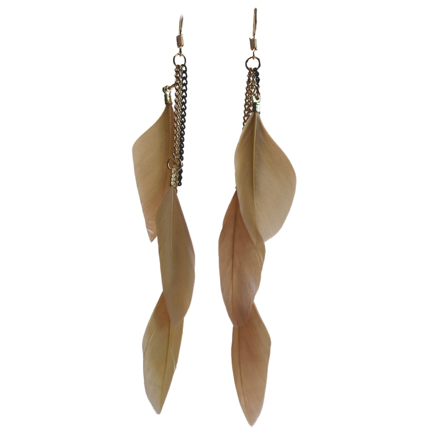 Classy Casual Cool Ethnic Style Feather Earrings