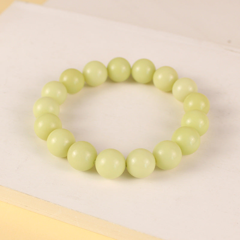 Bodhi Candy Color Single Circle Pliable Temperament High Throw Three Bracelets