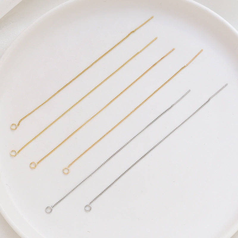 Piercing Copper Plated Real Gold Color Ear Line