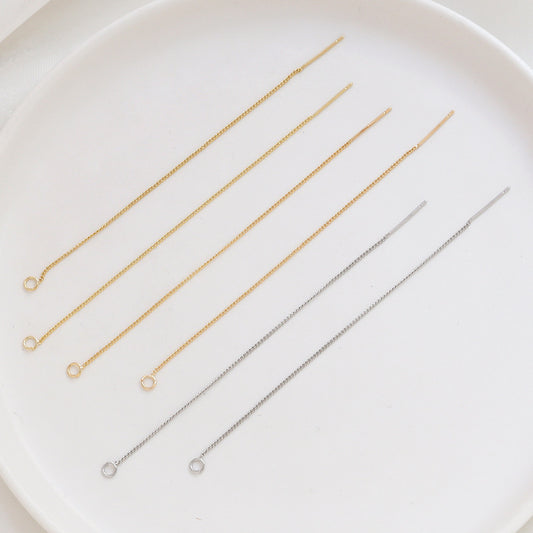 Piercing Copper Plated Real Gold Color Ear Line