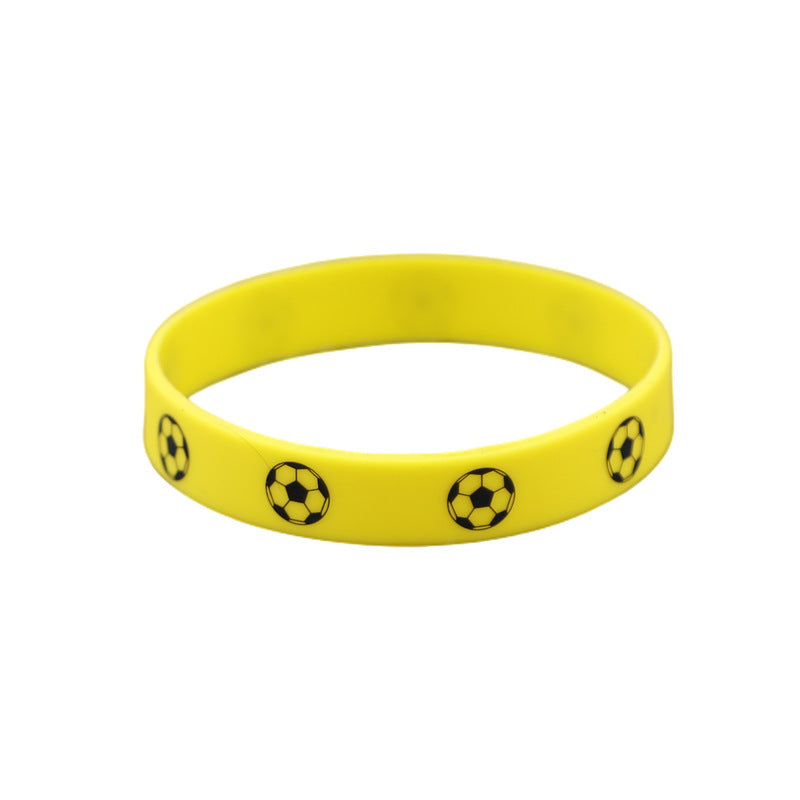Football Silicone Fans Club Commemorative Gift Bracelets