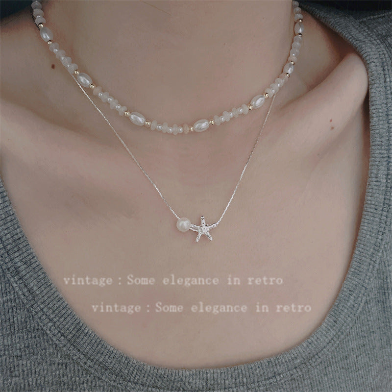 Luxury Simple Niche High-grade Clavicle Chain Sier Necklace