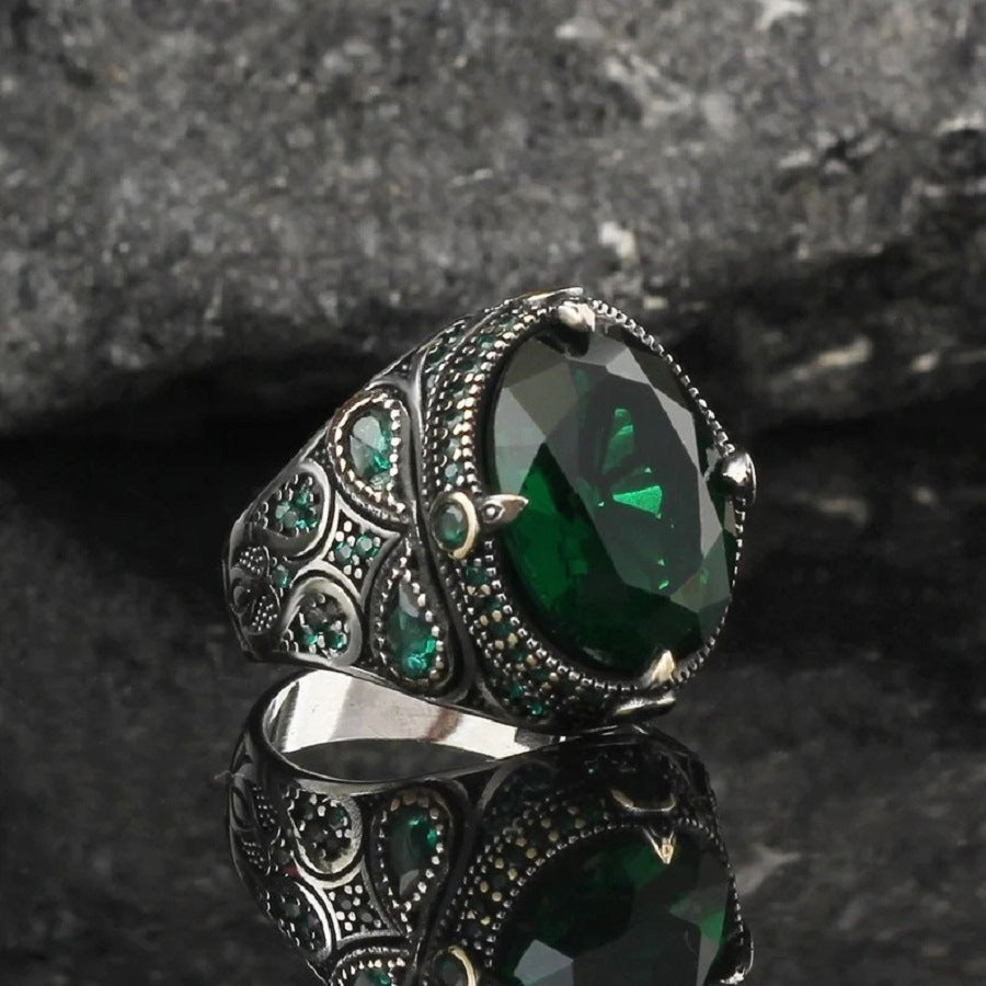 Casual Trendy Men's Vintage Fashion Personality Rings
