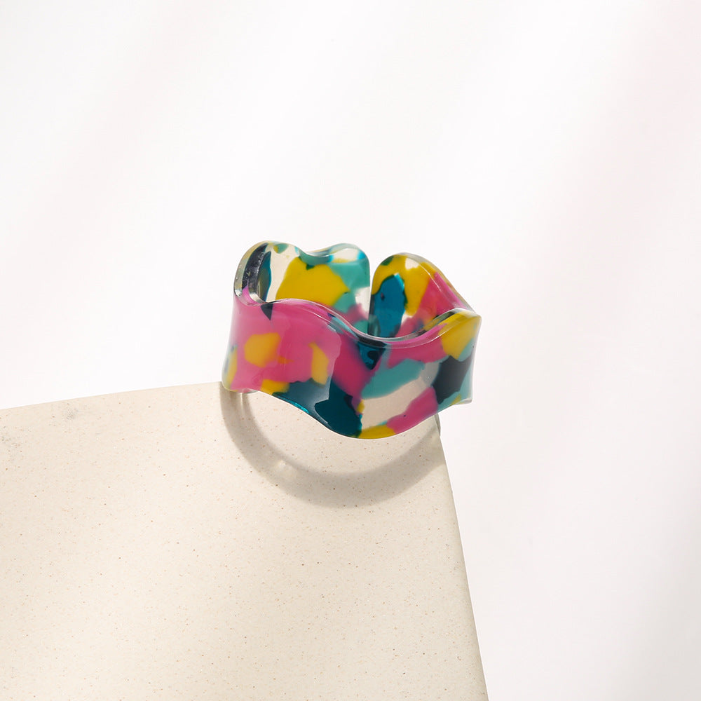 Women's Open Fashion Design Romantic Trendy Couple Rings
