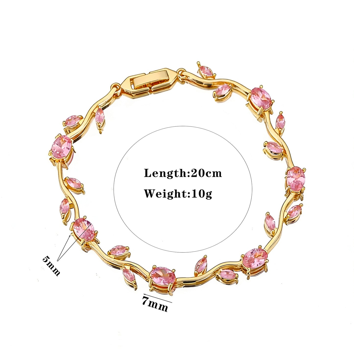 Women's Light Luxury High-grade Copper Zircon Fashionable Bracelets