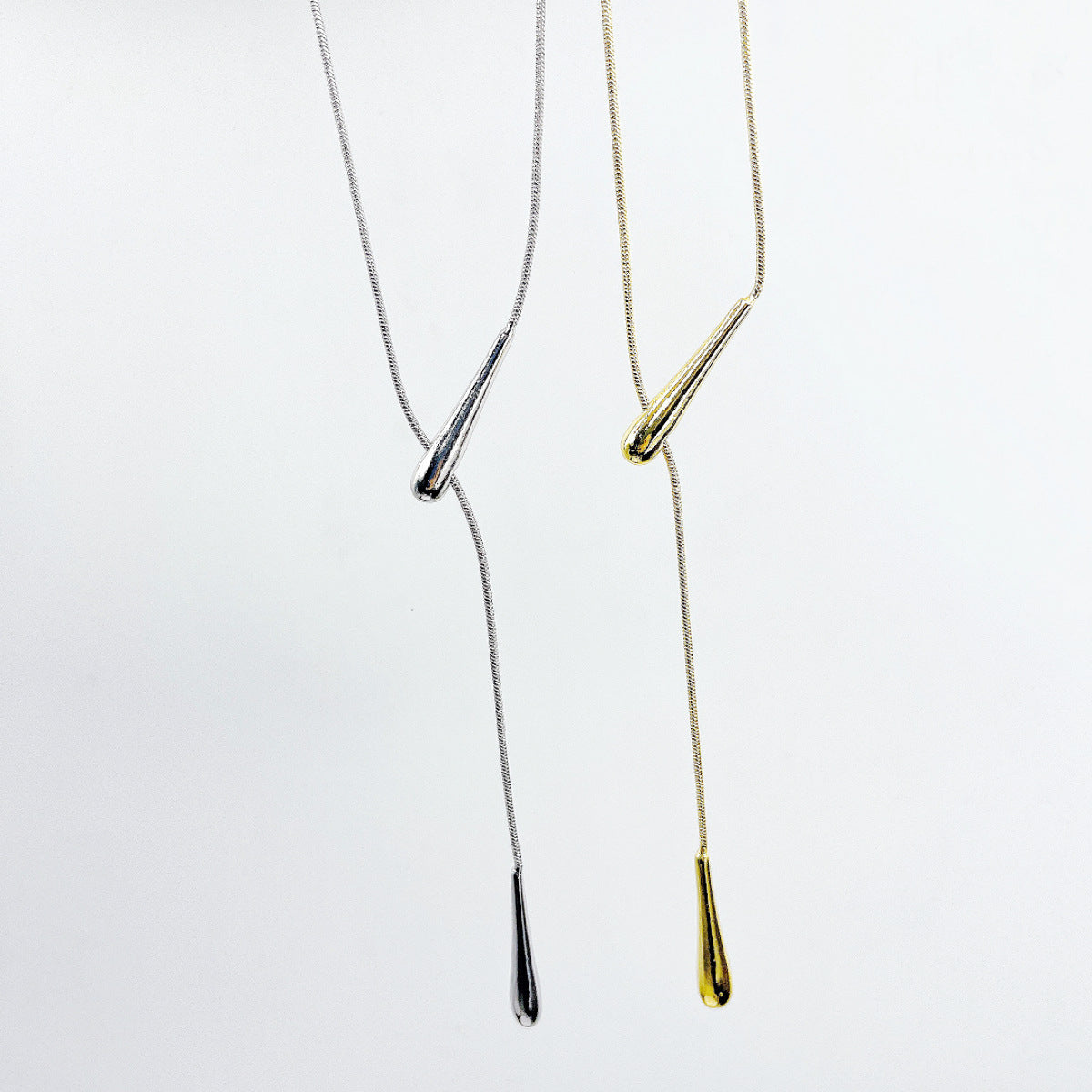 Starry Sky Adversity High Sense Water Drops Necklace