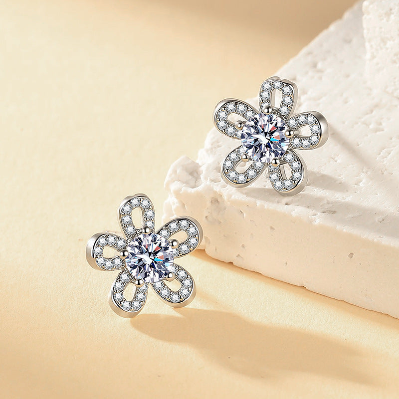 Innovative Women's Sun Flower Ear Eardrops Stud Earrings