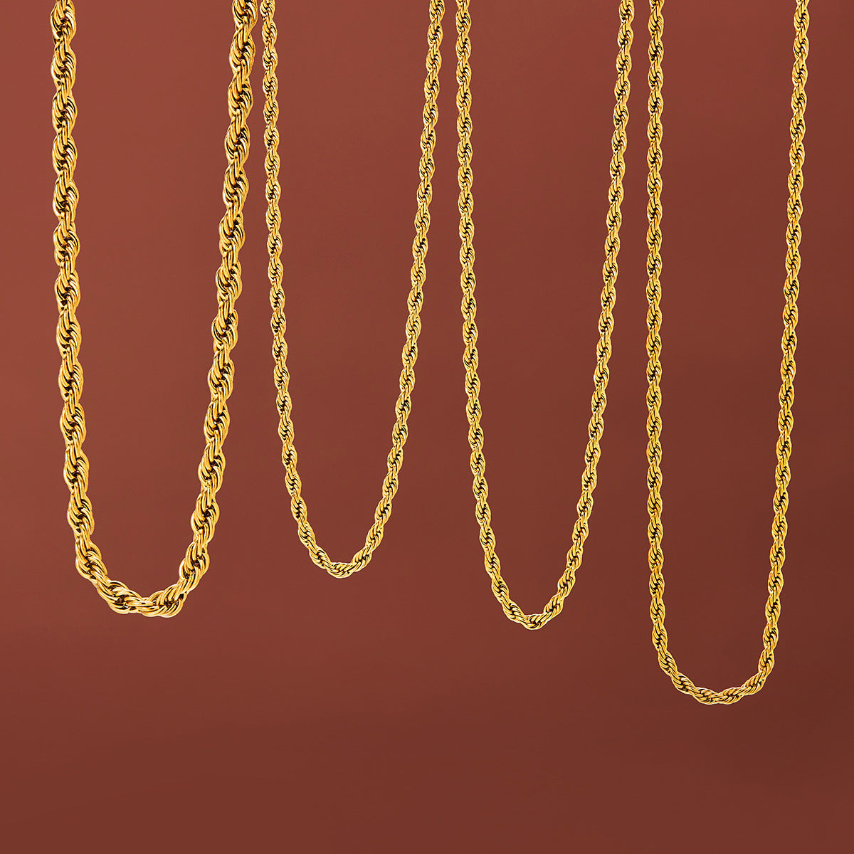 Hemp Flowers Chain Female Trendy Male Hip Hop Rap High-grade Necklace