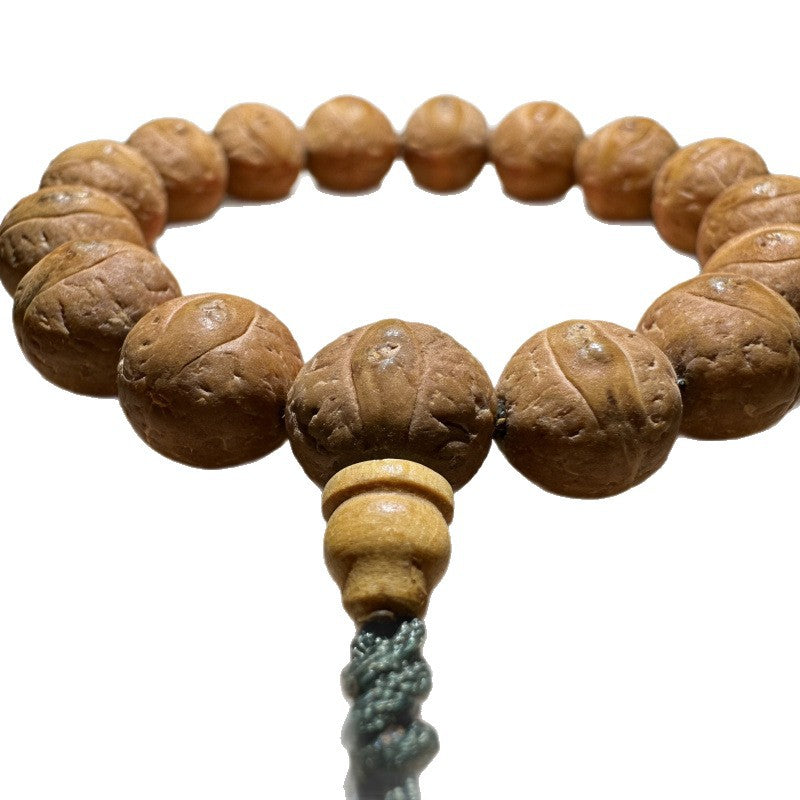 Women's & Men's Natural Nepal Bird's Eye Bodhi Longans For Cultural Bracelet
