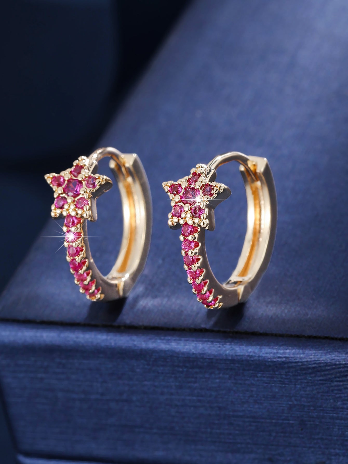 Women's Cute Zircon Star Holiday Party Daily Commuting Earrings