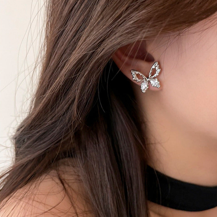 Women's Simple Elegant Butterfly Light Luxury Minority Rings
