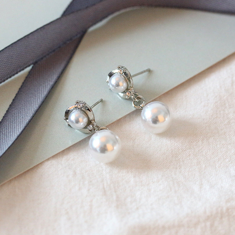 Women's Pearl For French Entry Lux Butterfly Earrings