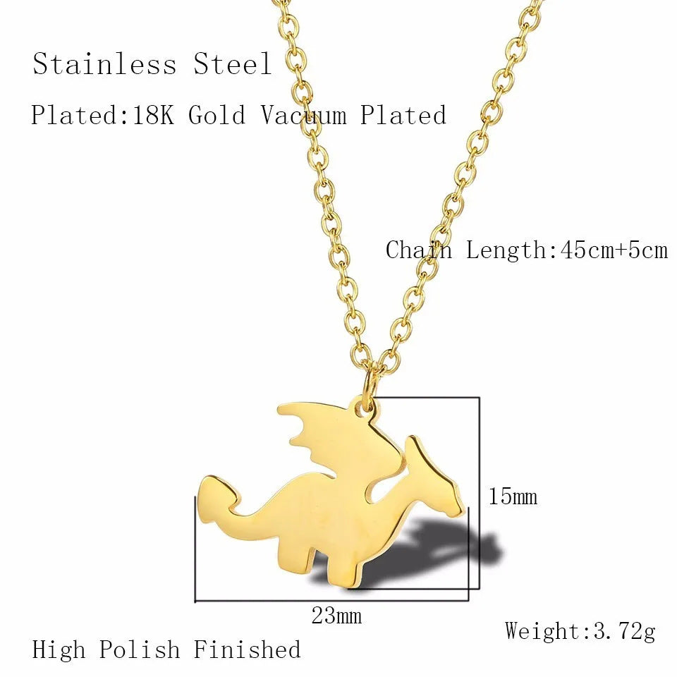 Women's Cartoon Animal Series Personalized Stainless Steel Necklace