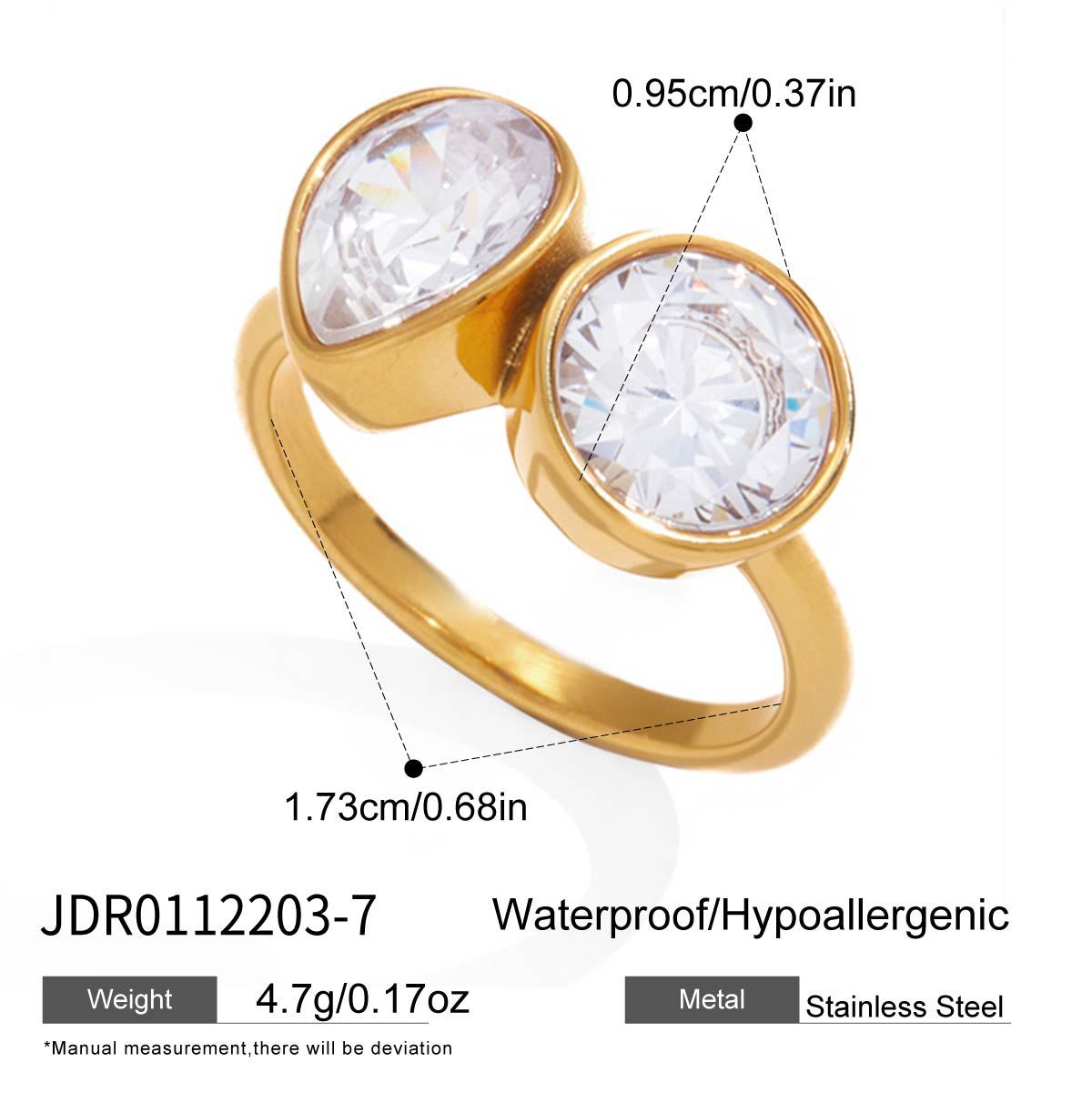 Titanium Steel No Fading Niche High Ring