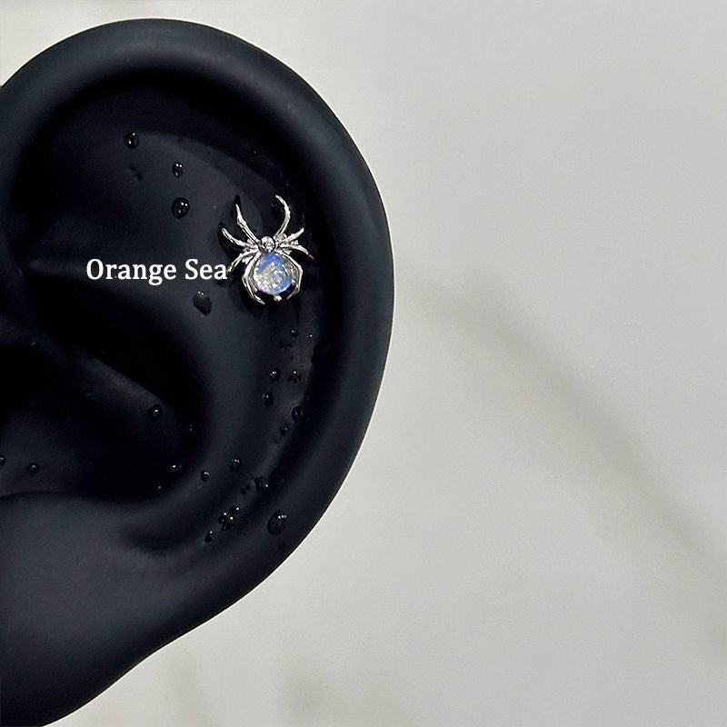Bone Small Versatile Butterfly Design Pin Stud Earrings
