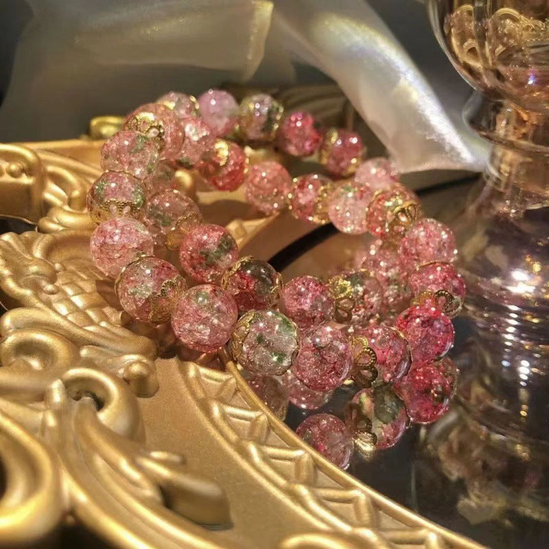Cherry Blossom Glaze Female Design High Sense Bracelet