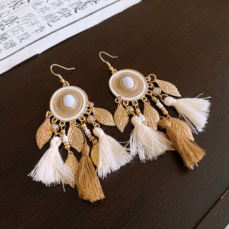 Women's Bohemian Style High-grade Ethnic Exaggerated Unique Earrings