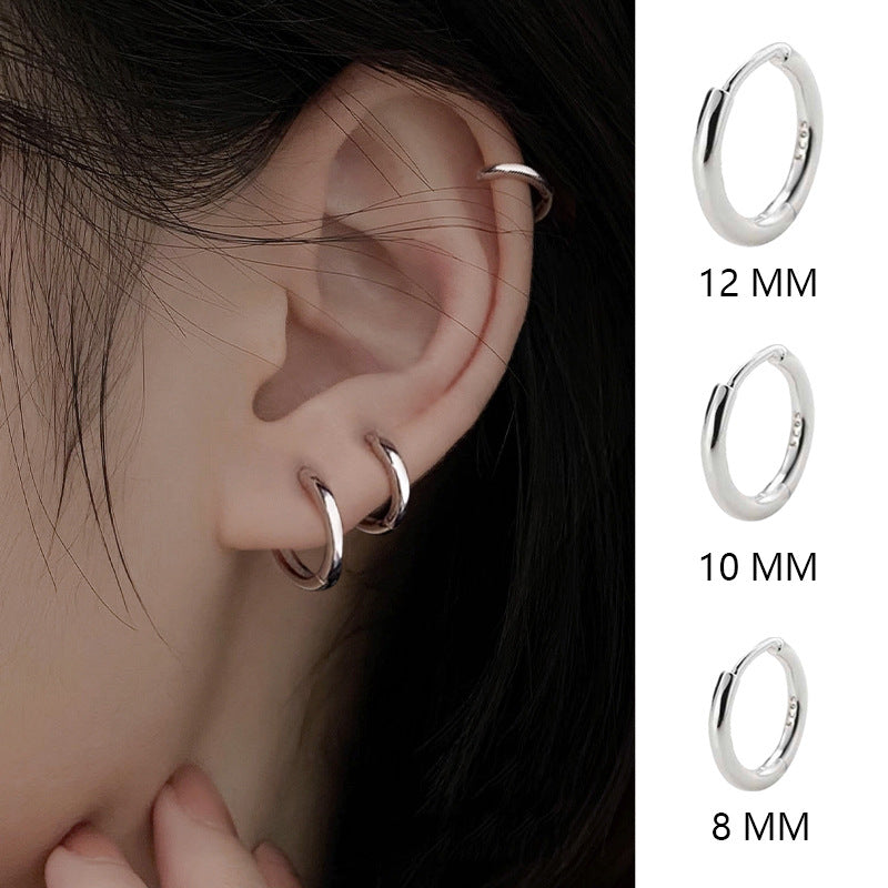 Personality Twin Bone Minimalist Design Simple Clip Before Ear Buckle
