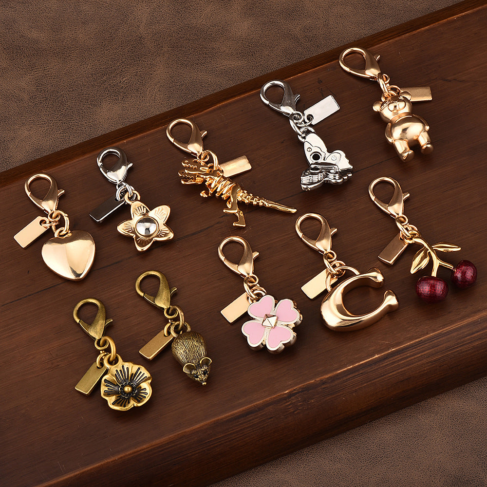 Fashion Temperament Personality Titanium Steel Gold Plated English Jewelry Accessories