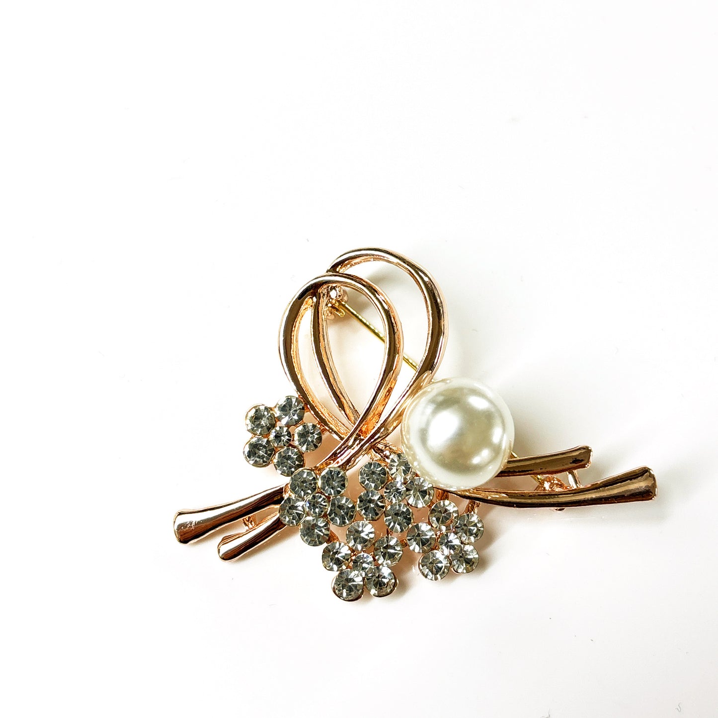 Golden Pearl Corsage Wheat Brooch Female High-grade Brooches