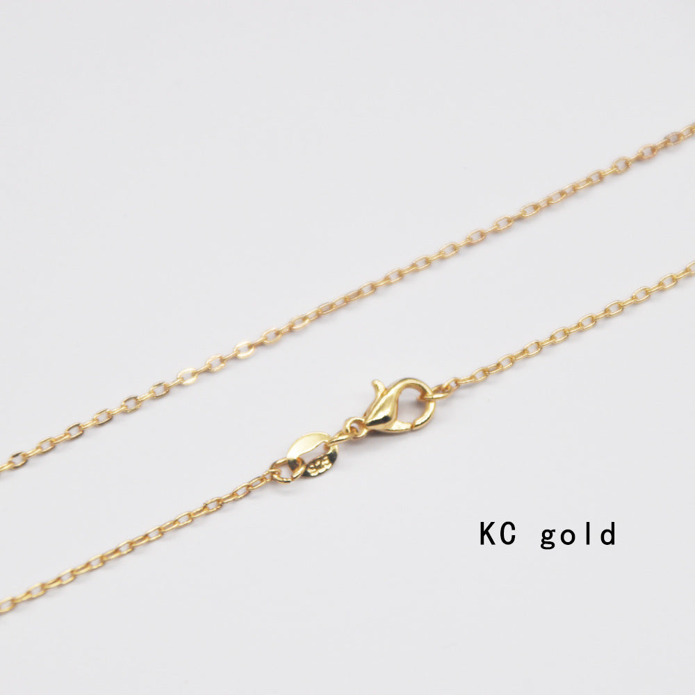 Women's Handmade Gold Color Chain Plated Imitation Necklace