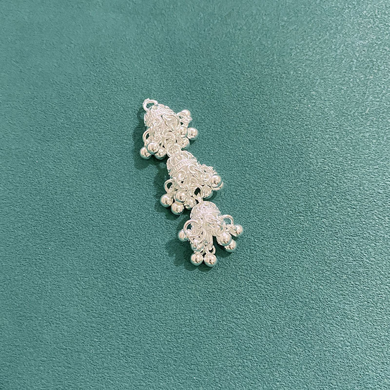 Magnets Sier Hat Butterfly Peacock Phoenix Earrings