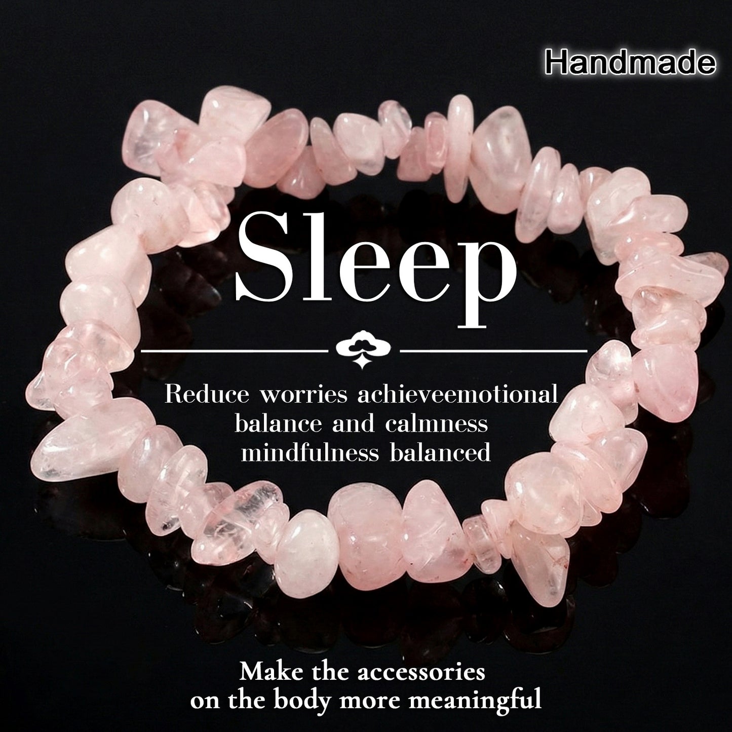 Multicolor Natural Stone Irregular Design Daily Bracelet