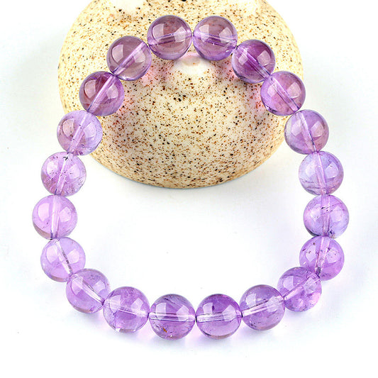 Charming Natural Lavender Amethyst Indie Pop Bracelet
