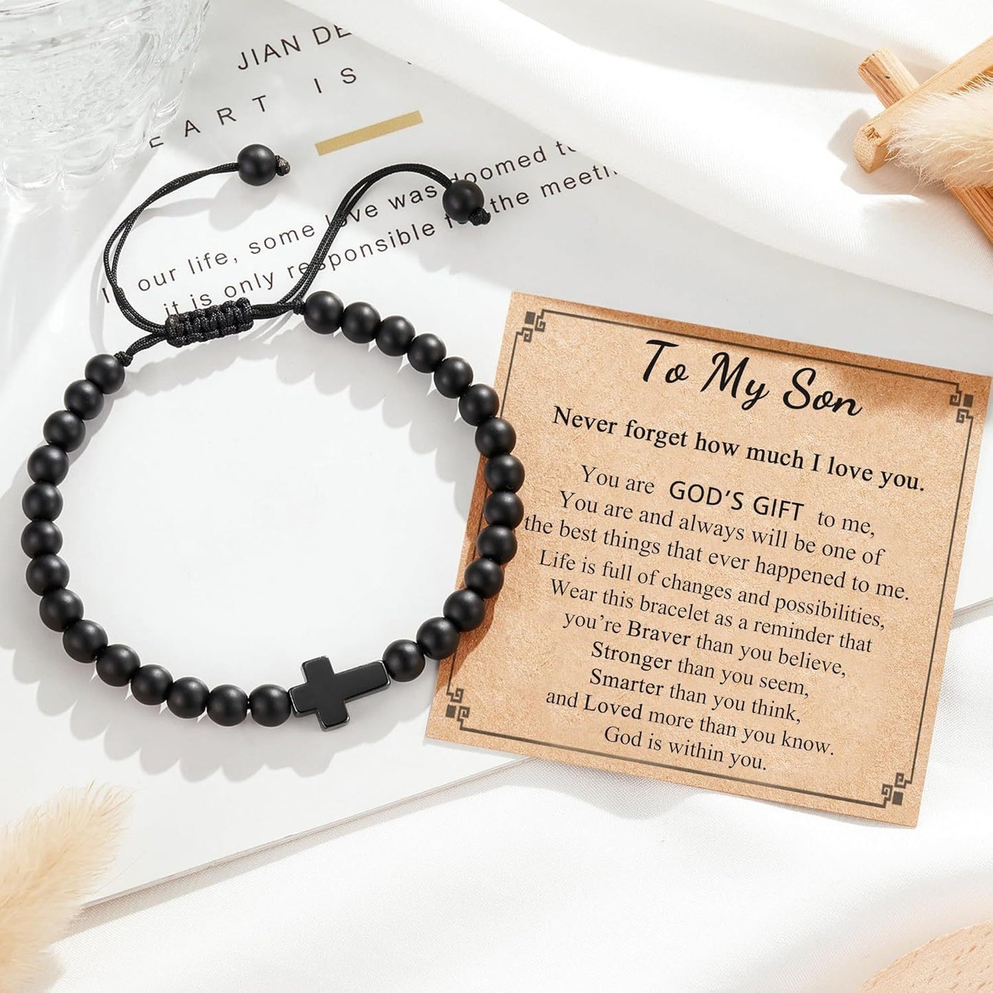 Fashion Trend Cross Adjustable Niche Vintage Holiday Bracelet