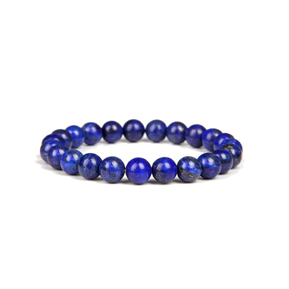 Natural Stone Turquoise Agate Bead Volcanic Frosted Bracelets