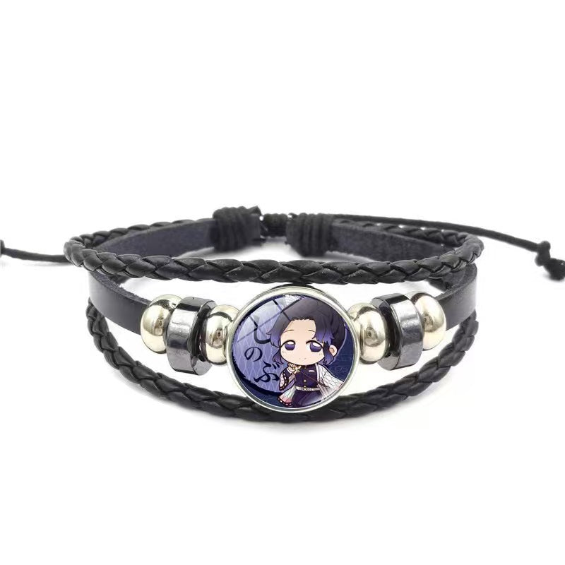 No Leather Woven Twin Wind Sweet Bracelet