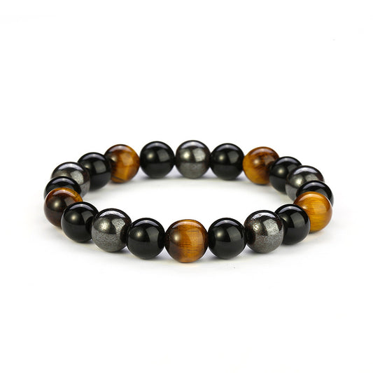 Tigereye Ornament Obsidian Haematite Magnet Yoga Bracelets