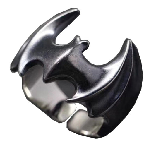 Women's & Men's Batman Fashion Personality Lucky Bat Retro Ring