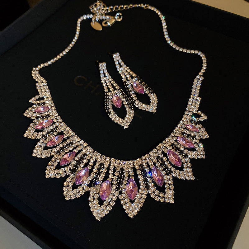 Elegant Drop Round Light Luxury Minority Necklaces