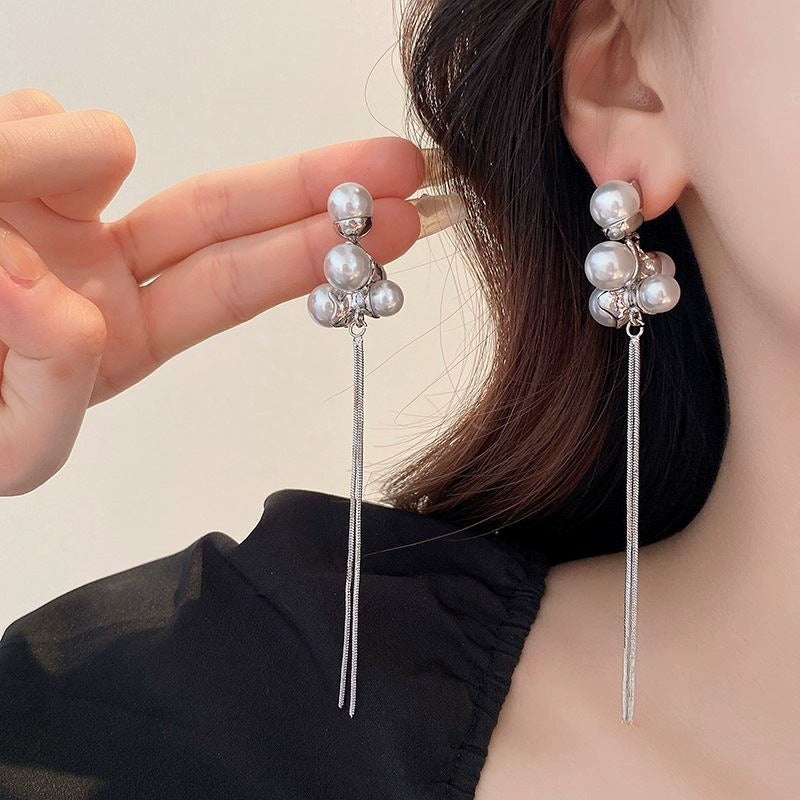 Women's French Pearl Light Luxury High-grade Temperament Earrings