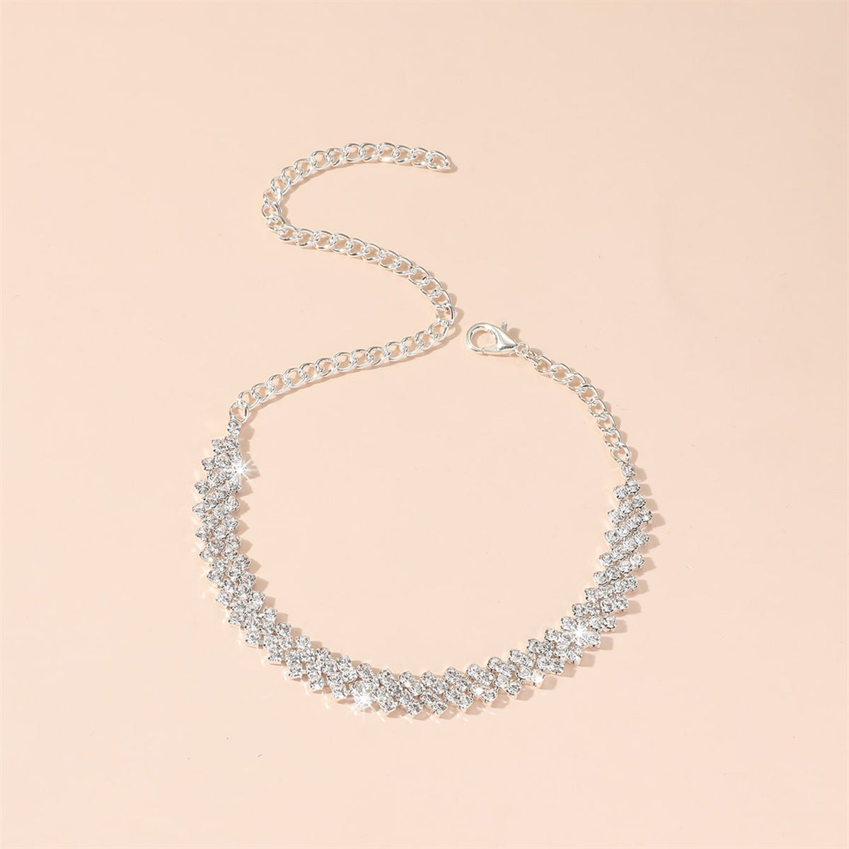 High-grade Super Shiny Full Diamond Female Design Elegant Bracelets