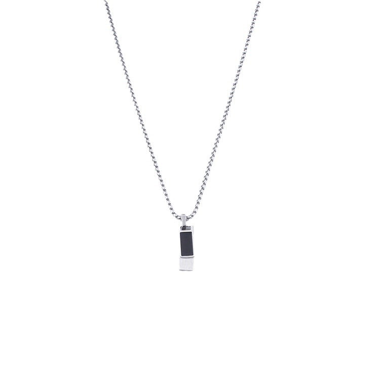 Women's & Men's No Fading Double Street Stainless Simple Pendants