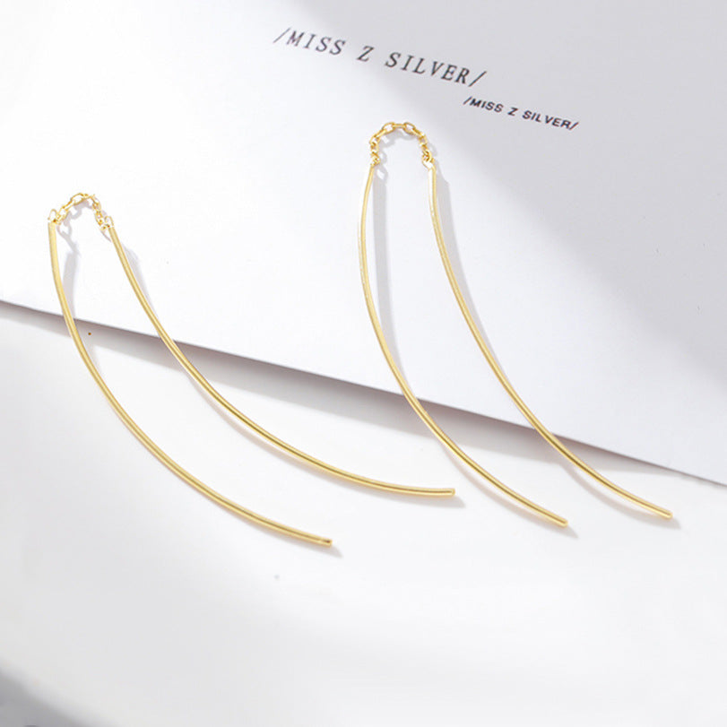 Female Temperament Trendy Long Fringe Super Fairy Rings