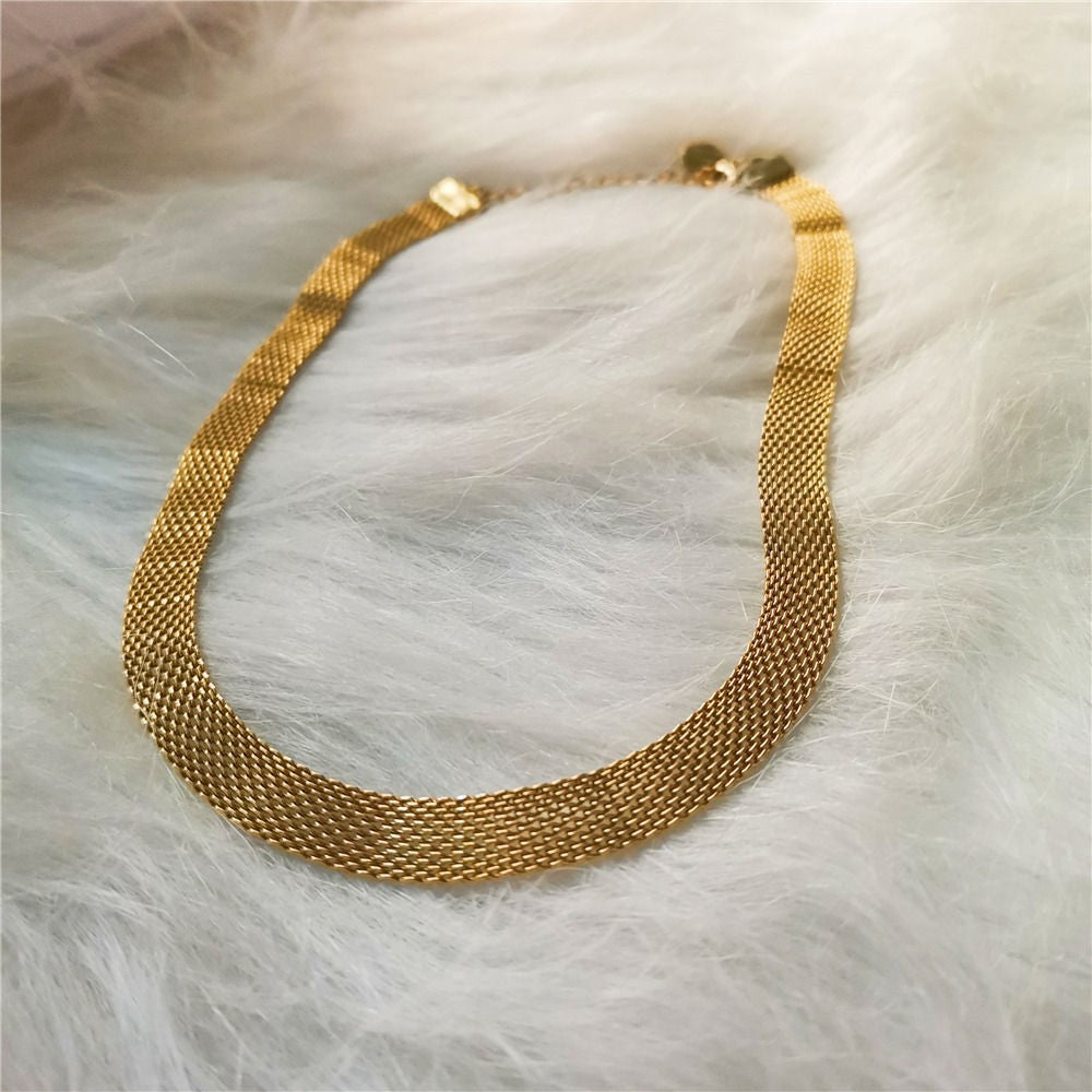 Women's Retro Gold Cold Style Hip Hop Necklaces